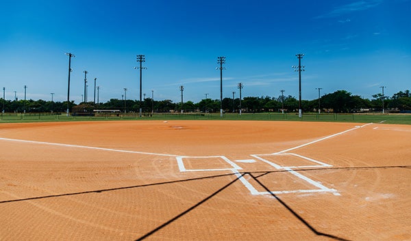 Baseball field at Miami Lakes Optimist