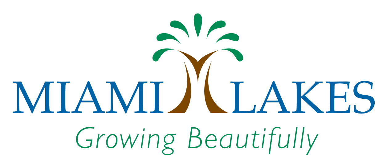City of Miami Lakes: Growing beautifully Logo