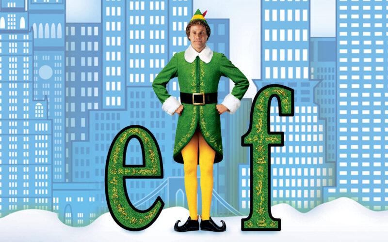 Elf movie featured in the park